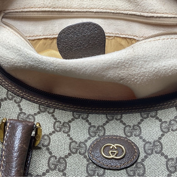Authentic Gucci Interlocking GG Monogram Boston Doctor Satchel - Picture 6 of 7